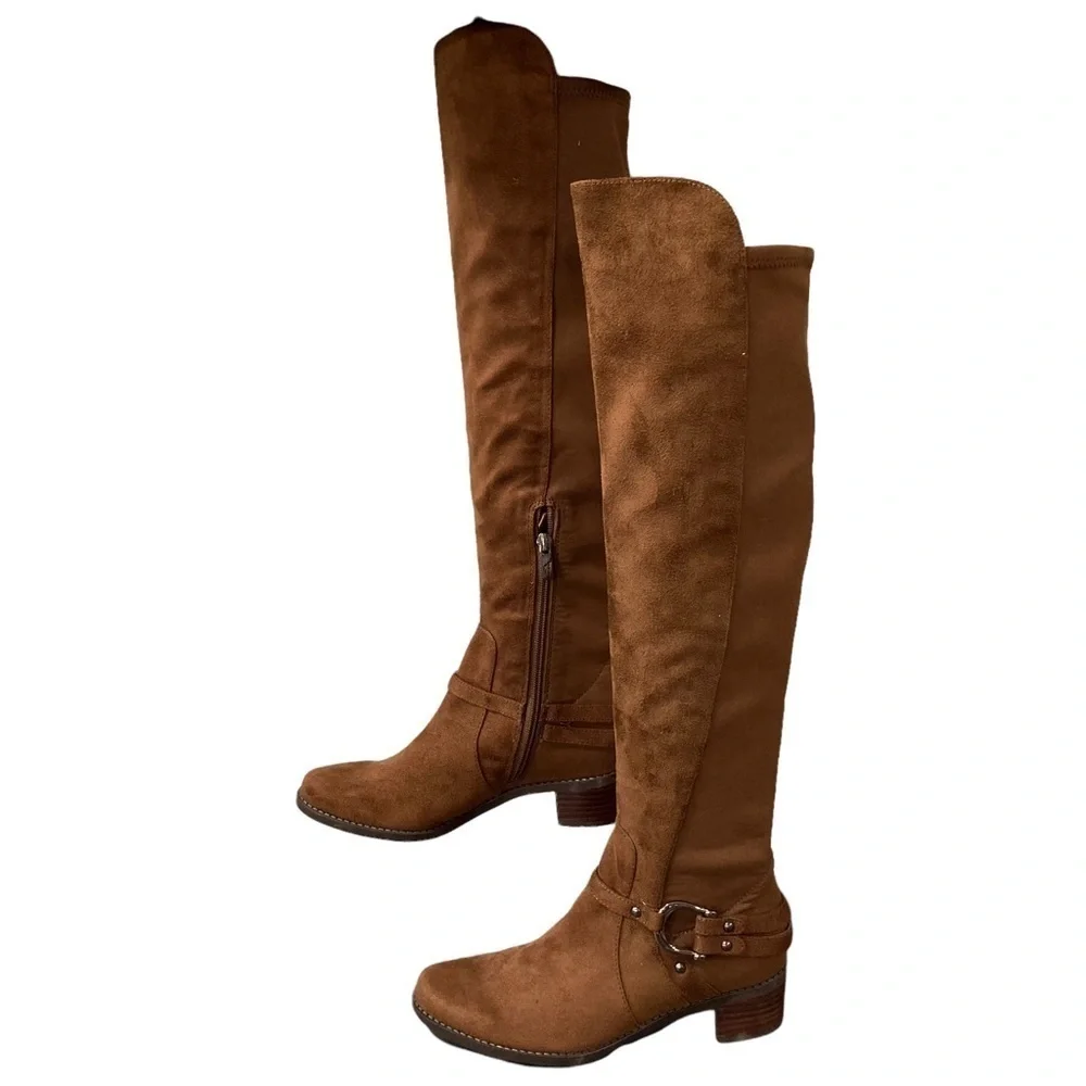Marc Fisher sz 5.5 brown OTK riding boots